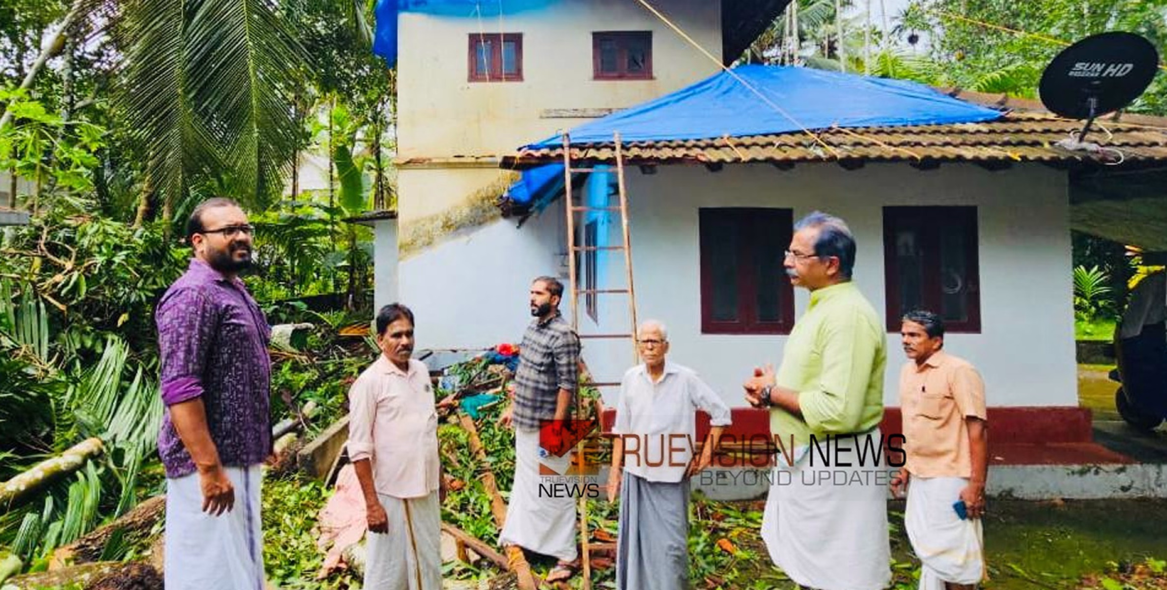 മിന്നൽ ചുഴലി; വിറങ്ങലിച്ച് ഏറാമല പഞ്ചായത്തിലെ കുറിഞ്ഞാലിയോട് 