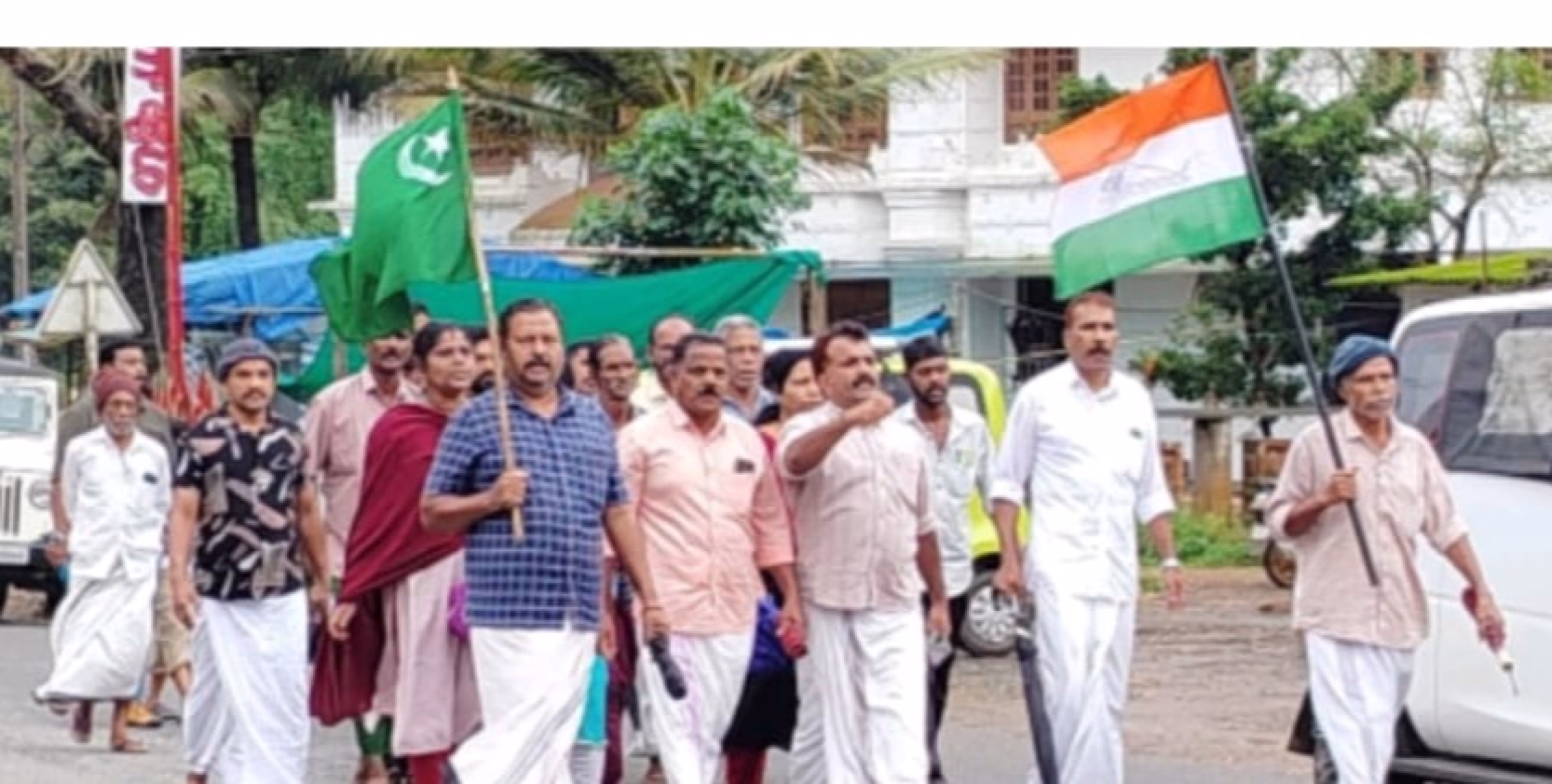 പേരിയ ടൗണിൽ യു ഡി എഫ് പ്രവർത്തകർ പ്രതിഷേധ പ്രകടനം നടത്തി