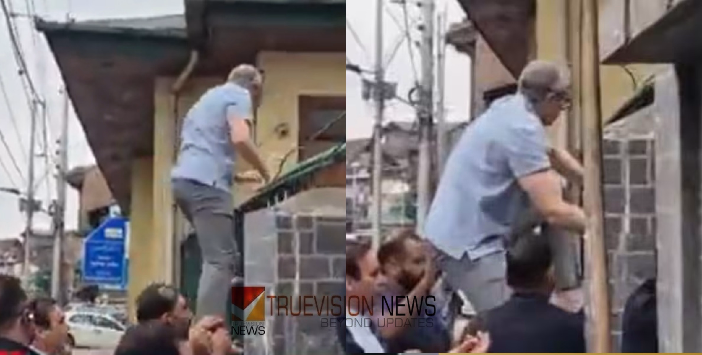 നാടകീയരംഗങ്ങള്‍.... ശവകുടീരത്തിലേക്ക് പ്രവേശനം വിലക്കി, കൊല്ലപ്പെട്ട രക്തസാക്ഷികള്‍ക്ക് ആദരമര്‍പ്പിക്കാന്‍ മതില്‍ ചാടിക്കടന്ന് ജമ്മുകശ്മീര്‍ മുഖ്യമന്ത്രി ഒമര്‍ അബ്ദുള്ള