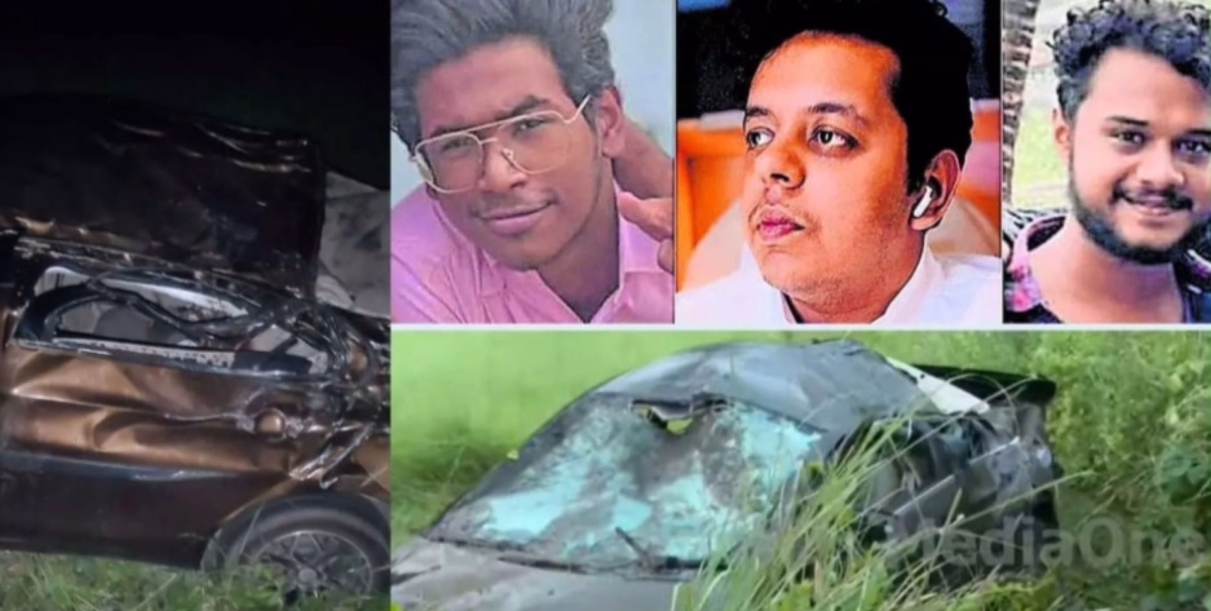 കാട്ടുപന്നി കുറുകെ ചാടി, നിയന്ത്രണം വിട്ട കാർ മരത്തിലിടിച്ച് പാടത്തേക്ക് മറിഞ്ഞു; മൂന്ന് യുവാക്കള്‍ക്ക് ദാരുണാന്ത്യം