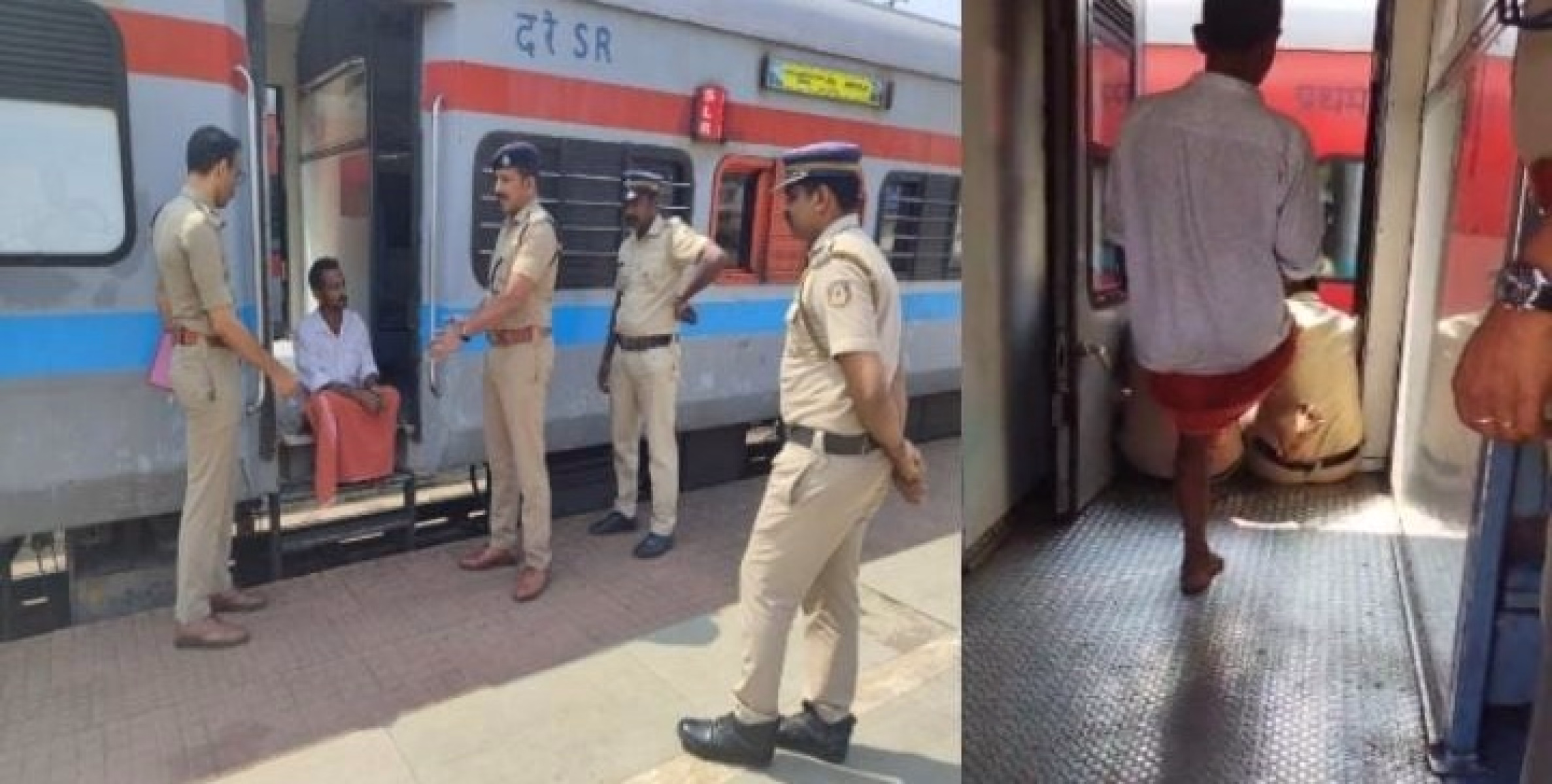 വർക്കലയിൽ പെൺകുട്ടിയെ ട്രെയിനിൽ നിന്ന് തള്ളിയിട്ട സംഭവം പുനരാവിഷ്കരിച്ച് പൊലീസ്