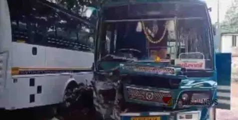#accident | കണ്ണൂരിൽ സ്വകാര്യ ബസ്സുകൾ കൂട്ടിയിടിച്ച് അപകടം; 30 പേർക്ക് പരിക്ക്