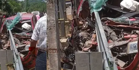 #accident | മകനെ യാത്രയാക്കി വിമാനത്താവളത്തിൽനിന്ന് മടങ്ങിവരവെ കാർ അപകടം, മരിച്ചത് അമ്മയും മകനും 