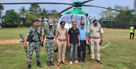  മാവോവാദി സാനിധ്യം:  പ്രത്യേക പോലീസ് സംഘം ഹെലികോപ്റ്റർ നിരീക്ഷണം നടത്തി