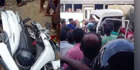 #accident | സ്കൂട്ടറിന് പിന്നിൽ ടിപ്പര്‍ ലോറിയിടിച്ച് അപകടം, ഒരാള്‍ മരിച്ചു, ഒരാള്‍ക്ക് ഗുരുതര പരിക്ക്