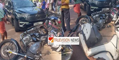 #accident |    കണ്ണൂരിൽ  നിയന്ത്രണം വിട്ട ഇന്നോവയിടിച്ച് ഗുഡ്സ് ഓട്ടോ മറിഞ്ഞു;  ഡ്രൈവർക്ക് ഗുരുതര പരിക്ക്