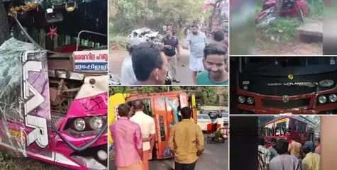 #accident | കണ്ണൂരും കോഴിക്കോടും ഉൾപ്പടെ ആറ് ഇടങ്ങളിൽ വാഹനാപകടം; മൂന്ന് മരണം, നിരവധി പേർക്ക് പരിക്ക്