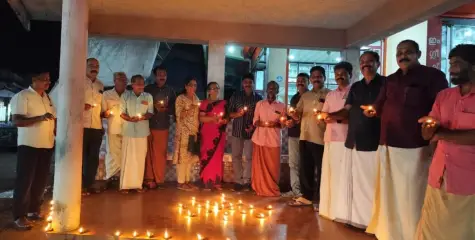പടരുന്ന ലഹരി വിപത്തിനെതിരെ കണിച്ചാറിൽ അക്ഷര ജ്യോതി തെളിച്ചു
