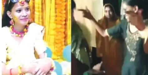 ഹൽദി ആഘോഷത്തിൽ നൃത്തം ചെയ്യുന്നതിനിടെ നവവധു കുഴഞ്ഞു വീണ് മരിച്ചു.