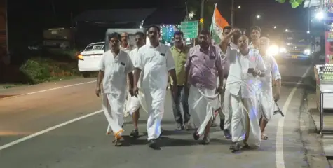 നിയുക്ത കെപിസിസി പ്രസിഡണ്ട് അഡ്വ: സണ്ണി ജോസഫിന് അഭിവാദ്യമർപ്പിച്ചുകൊണ്ട് മണത്തണയിൽ പ്രകടനം