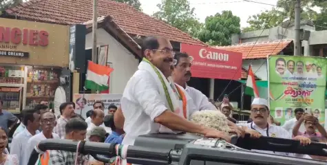 കണ്ണൂരിലെത്തിയ  കെപിസിസി പ്രസിഡന്റ്  സണ്ണി ജോസഫിന് സ്വീകരണം നൽകി