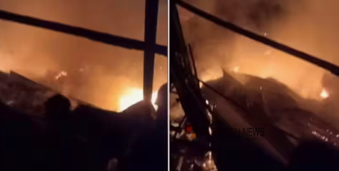 കോഴിക്കോട് തീപിടിത്തം; പേപ്പർ അവശിഷ്ടം സൂക്ഷിച്ച കടയ്ക്ക് തീ പടര്‍ന്നു, അഞ്ച് ലക്ഷം രൂപയുടെ നഷ്ടം