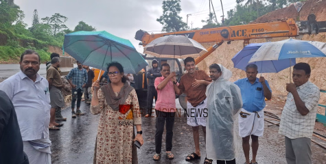എം.എല്‍.എ ഇടപെട്ടു; ദേശീയപാത സോയില്‍നെയിലിംങ് പ്രവൃത്തി തടഞ്ഞു