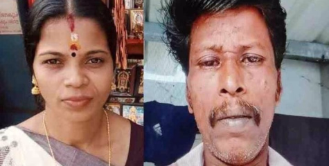 കൊല്ലത്ത് ഭർത്താവ് ഭാര്യയെ കത്രിക കൊണ്ട് കുത്തി കൊലപ്പെടുത്തി
