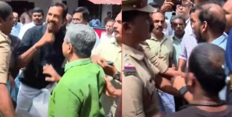 മന്ത്രി വി ശിവൻകുട്ടിക്ക് നേരെ കരിങ്കൊടി; കോഴിക്കോട് യുവമോർച്ച-എസ്എഫ്ഐ പ്രവർത്തകർ തമ്മിൽ സംഘർഷം