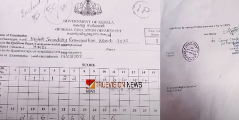 കണക്ക് തെറ്റിയില്ല, എന്റെ  30 മാർക്ക് എവിടെ? പ്ലസ് ടു പരീക്ഷാ മൂല്യനിർണയത്തിൽ ഗുരുതര വീഴ്ച; വിദ്യാഭ്യാസ മന്ത്രിക്ക് പരാതി നൽകി വിദ്യാർഥി