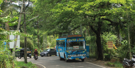 മഞ്ഞോടി - കോപ്പാലം റൂട്ടിൽ കണ്ണിച്ചിറയിൽ ബസുകൾക്ക് ഭീഷണിയായി കൂറ്റൻ മരങ്ങളുടെ ശിഖിരങ്ങൾ ; അഞ്ചോളം ബസുകൾക്ക് കേടുപാട്