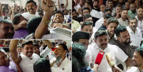 നിലമ്പൂരിൽ ആറാടി ആര്യാടൻ; വി എസ് ജോയിയെ എടുത്തുയർത്തി യുഡിഎഫ് പ്രവർത്തകരുടെ ആഹ്ളാദ പ്രകടനം