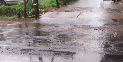 ആലക്കോട് റോഡിലെ കുഴി അപകട കെണിയാകുന്നു