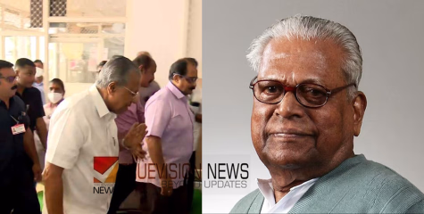 വി എസിനെ ആശുപത്രിയിലെത്തി സന്ദര്‍ശിച്ച് മുഖ്യമന്ത്രി