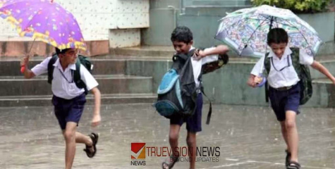നാളെ കിടന്നുറങ്ങിക്കോളൂ ....; കനത്ത മഴ; ജില്ലയിലെ വിദ്യാഭ്യാസ സ്ഥാപനങ്ങൾക്ക് നാളെ അവധി 