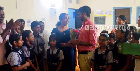 ഡോക്ടറെ കാണാൻ മധുര പലഹാരങ്ങളുമായി കാപ്പാട് സെന്റ് സെബാസ്റ്റ്യൻസ് സ്കൂളിലെ അധ്യാപകരും വിദ്യാർത്ഥികളും