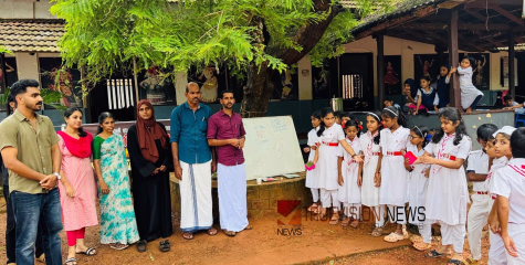 ലഹരിയോട് നോ പറയാം; ലഹരിക്കെതിരെ കൈമുദ്ര പതിപ്പിച്ച് തോടന്നൂർ യുപി സ്കൂൾ ജെ ആർ സി യൂണിറ്റ് 