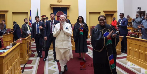 വികസനത്തിന് കൈകോർത്ത് ഇന്ത്യയും നമീബിയയും; യുപിഐ അടക്കം നാല് കരാറുകളിൽ ഒപ്പുവച്ചു