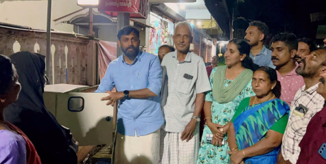 കുഞ്ഞിമംഗലം അങ്ങാടിയിൽ മിനിമാസ്റ്റ് ലൈറ്റ് സ്ഥാപിച്ചു 