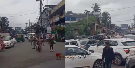 ഇത് താണ്ടാ പൊലീസ്...., അതിർത്തി നോക്കാതെ കുരുക്കഴിച്ചു; തലശ്ശേരി ടൗണിലിറങ്ങി സോഷ്യൽ മീഡിയയിൽ കയ്യടി വാങ്ങി ന്യൂമാഹി ഇൻസ്പെക്ടര്‍