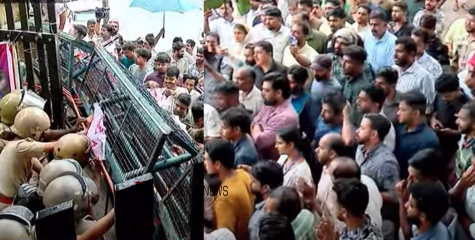 'സ്വകാര്യബസുകളുടെ മത്സരയോട്ടത്തിന് അറുതിവരണം'; പേരാമ്പ്ര ആർ ടി ഒ ഓഫീസിലേക്ക് പ്രതിഷേധവുമായി വിദ്യാർത്ഥി, യുവജനസംഘടനകൾ