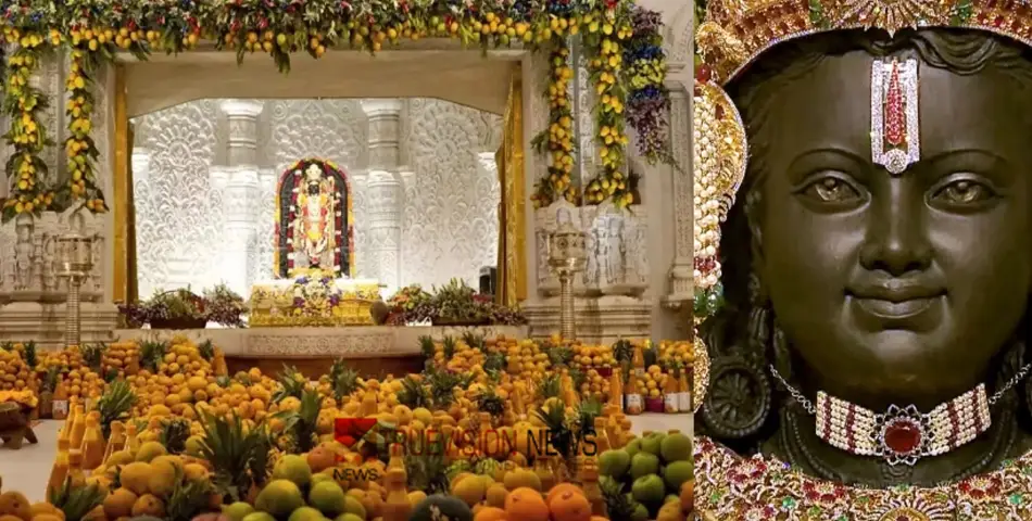#RamLalla | ‘രാം ലല്ലയ്ക്ക് 11000 മാമ്പഴങ്ങളും ജ്യൂസും’; അക്ഷയതൃതീയ വര്‍ണാഭമാക്കി രാമക്ഷേത്രം