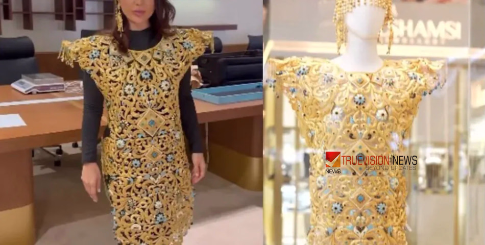 എന്റെ പൊന്നെ ..... ഈ കുപ്പായമിടൂ ... വയറലായ സ്വർണ്ണ കുപ്പായം ഇതാ ...