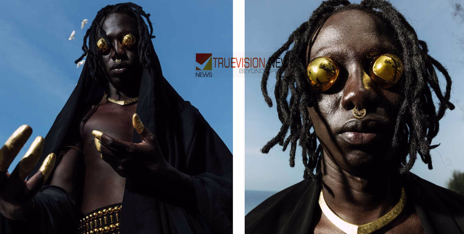ആഫ്രിക്കൻ സൗന്ദര്യം, തെയ്യത്തിൻ്റെ പ്രൗഢി;തോൺ മോഡലായ വൈറൽ ഫോട്ടോഷൂട്ട് ചിത്രങ്ങൾ