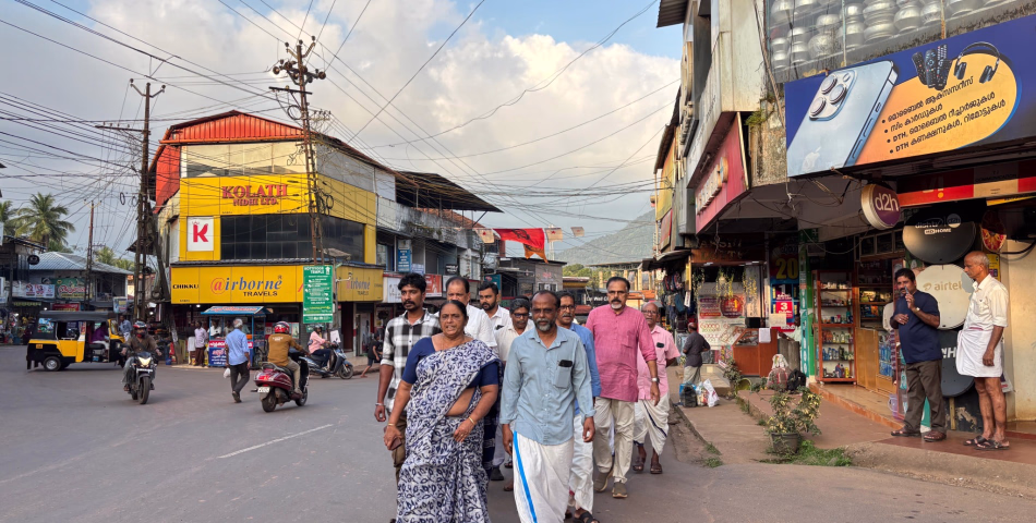 ആഹ്ലാദ പ്രകടനം നടത്തി