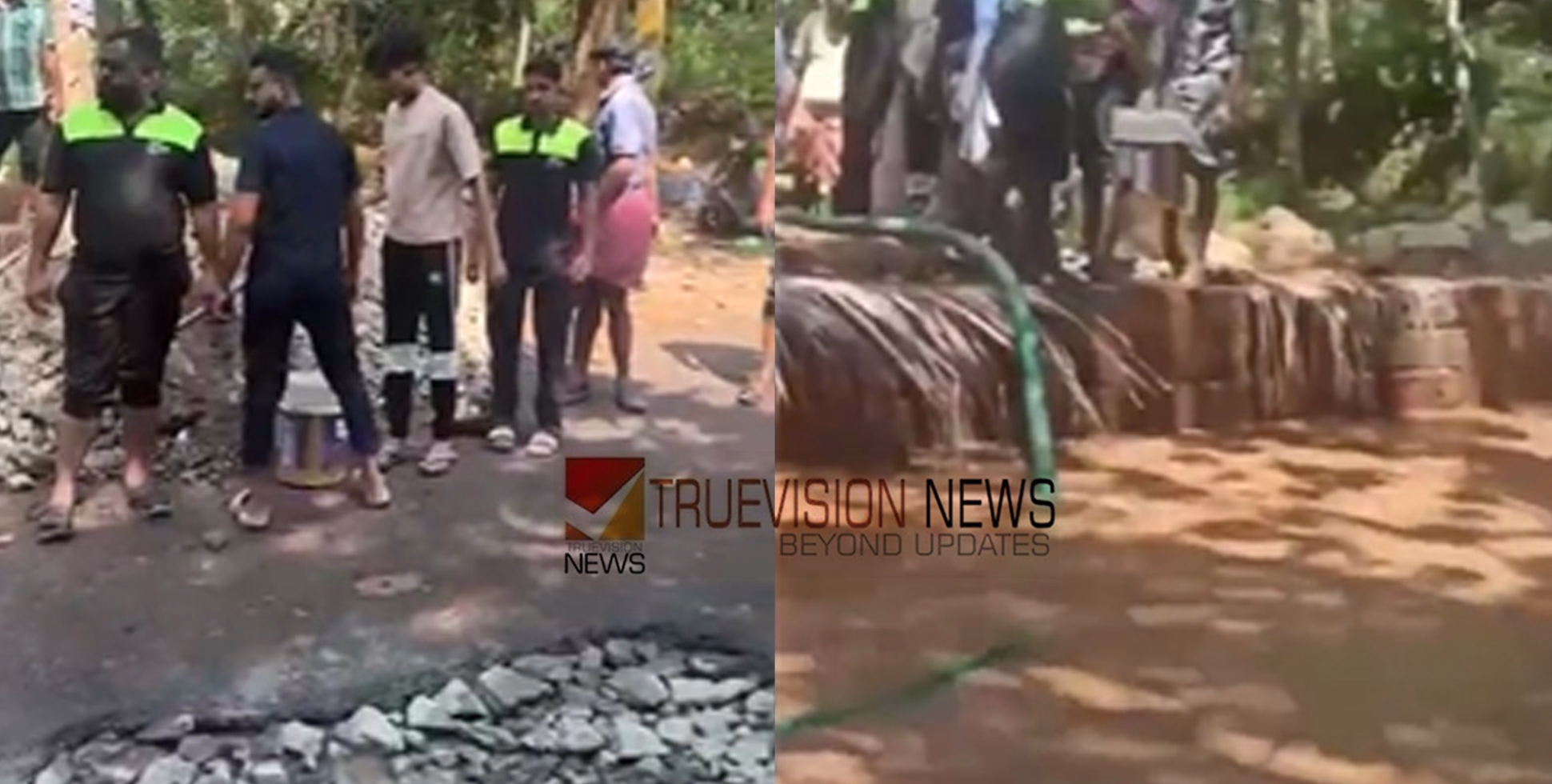 വേറിട്ട മാതൃകയായി; ആയഞ്ചേരി പഞ്ചായത്ത് ഓഫീസ് പരിസരത്തെ വെള്ളക്കെട്ട് നീക്കം ചെയ്ത് ഒരു കൂട്ടം യുവാക്കൾ