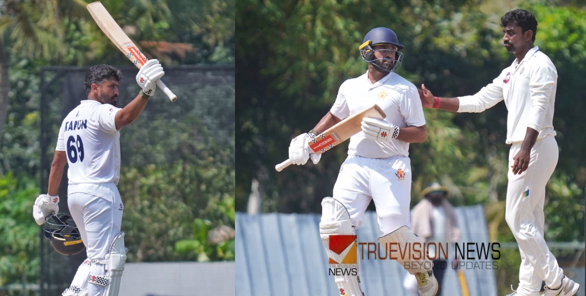 ഇരട്ടി മധുരം ....! കരുൺ നായർക്കും ആർ സ്മരണിനും ഇരട്ട സെഞ്ച്വറി, കേരളത്തിനെതിരെ കൂറ്റൻ സ്കോർ ഉയർത്തി കർണ്ണാടക